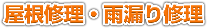 屋根修理・雨漏り修理